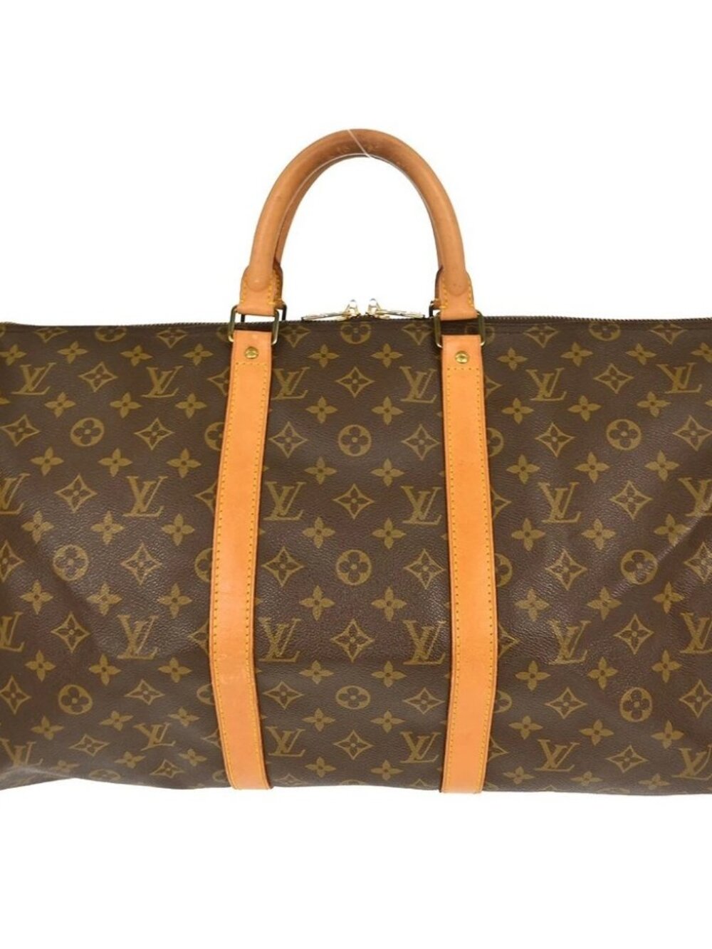 LOUIS VUITTON KEEPALL 50 TRAVEL HANDBAG MONOGRAM